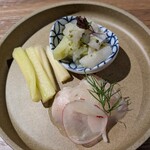 料理屋fan - 突き出し3種盛り