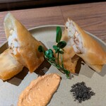 料理屋fan - 海老とれんこんの春巻