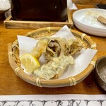 湯宿 だいいち - 天ぷら（舞茸／南瓜／やまべ）