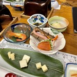 湯宿 だいいち - 前菜／小鉢／お造り／蓋物／皿物