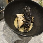 鮨 心白 - 鮑と自然薯