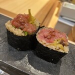 鮨 心白 - 追加悶絶巻き。