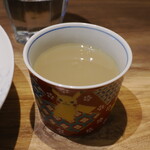 麺庵 利休 - しじみの冷たいつけそばのつけ汁