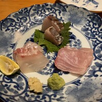 並木橋なかむら - 勘八、鯛、鰆のお造り