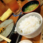 串あげ屋 一會 - ごはんセット