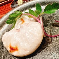 鮨 あお - 虎河豚の白子の炙り