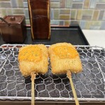 串揚げ アガルコメ。 - イカ&ウニソース