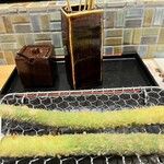 串揚げ アガルコメ。 - アスパラガス立派ですね