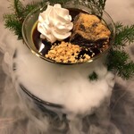 近江牛 すき焼き しゃぶしゃぶ 都 - 黒みつきな粉の宇治抹茶プリン