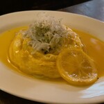 松乃井食堂 - オムレツ！しらす!