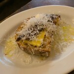 松乃井食堂 - トースト　アンチョビ