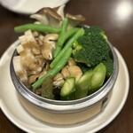 岩亭 - 蒸し野菜