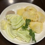 岩亭 - イカの天ぷら