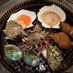 海鮮ブッフェダイニング 銀座八芳 - 浜焼き