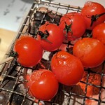 銀座和乃匠 - 七輪あぶり（ミニトマト）