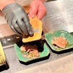 日本焼肉はせ川 別亭 - 盛付風景