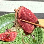 日本焼肉はせ川 別亭 - 松阪牛とうがらし叩き４