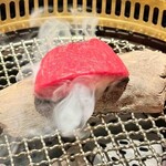 日本焼肉はせ川 別亭 銀座店 - 松阪牛とうがらし叩き２