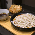 小諸そば  - 料理写真:かき揚げせいろ@税込480円