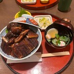 炭焼うな富士 - 肝入り上うな丼