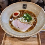 麺処 天川 - 味玉醤油らあめん　麺大盛り