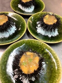 ビストロ じゅん - 季節料理　三陸産ムラサキウニ