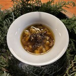 HIGASHITANI  - 茶碗蒸し 猪足 椎茸 フォアグラ カカオ