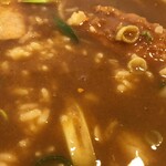 由す美 - 由す美 3回目　「かつカレーうどん丼」のご飯