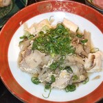 瀬戸内味覚処 芸州 本店 - 豚肉と豆腐の柳川風