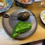 もつ焼き いとや - ピーマンダンゴ