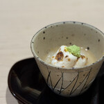 すし宮川 - 白子茶碗蒸し