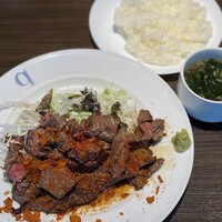 キャトルラパン - ステーキランチ ライス＆スープ付き