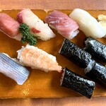 橘寿司支店 - ランチ：握り寿司