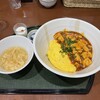 まーぼーとご飯 れんげ