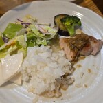 キッチン ブルー グローブ - 最後のワンプレート