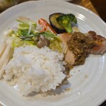 キッチン ブルー グローブ - みたびワンプレート