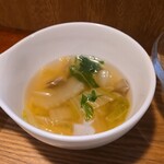 キッチン ブルー グローブ - 最後のスープ