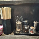 麺屋 番 - 卓上調味料