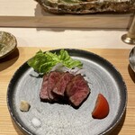 鮨 みやこ - 仙台牛モモのタタキ