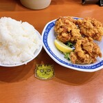 彩華ラーメン - カラアゲセット　+385円(税込)