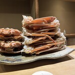 富小路 やま岸 - 蟹タワーでお出迎え♪