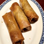 ホテルオークラ レストラン千葉 中国料理 桃源 - 春巻き