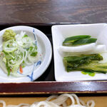 こはら - 薬味は刻みねぎと山葵。。。