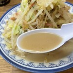 井手ちゃんぽん - スープ