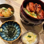 仙台牛たん 麦とろ 三代目文治 - 山葵＆刻み海苔。