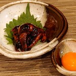 町田 うなぎ流木 - 割きたての肝焼き