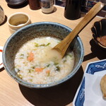 青ヶ島屋 - 〆は明太茶漬け神津島海苔がけ