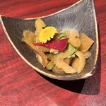 産直さばと青魚 伏見あおい - セロリとザーサイの浅漬け ¥550