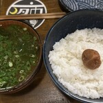 横須賀夜市 - ご飯と味噌汁