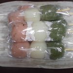 和菓子工房 あん庵  - 三色団子　１串１０５円